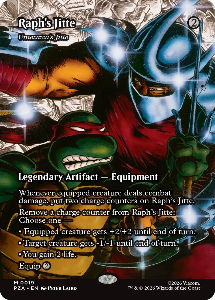 Raph's Jitte - Umezawa's Jitte (Borderless) [Teenage Mutant Ninja Turtles Eternal-Legal] - Destination Retro