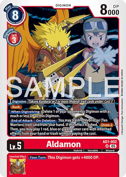 Aldamon [AD1-002] [Advanced Booster Digimon Generation] - Destination Retro
