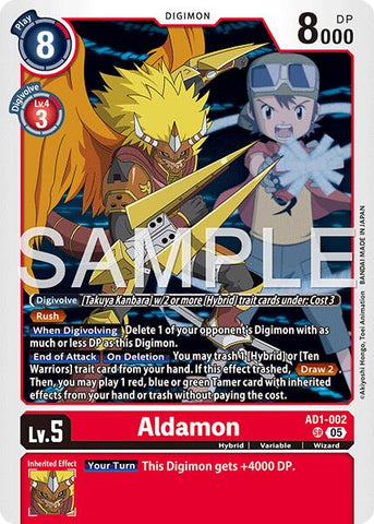 Aldamon [AD1-002] [Advanced Booster Digimon Generation] - Destination Retro