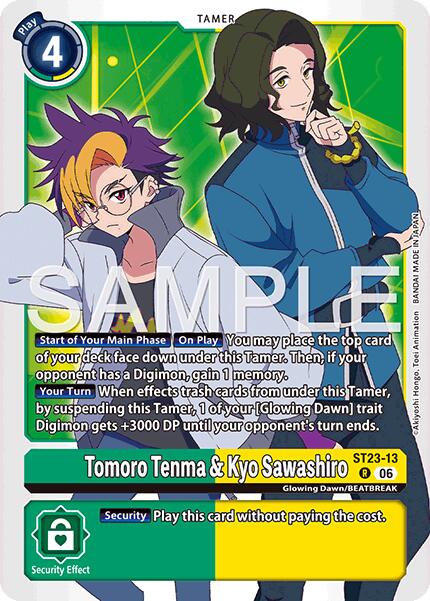 Tomoro Tenma & Kyo Sawashiro [ST23-13] [Starter Deck: Beatbreak] - Destination Retro