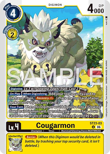 Cougarmon [ST23-03] [Starter Deck: Beatbreak] - Destination Retro
