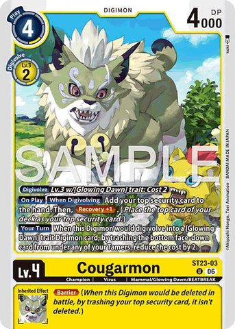 Cougarmon [ST23-03] [Starter Deck: Beatbreak] - Destination Retro