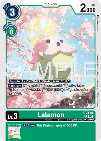 Lalamon [ST24-08] [Starter Deck: Data Squad] - Destination Retro