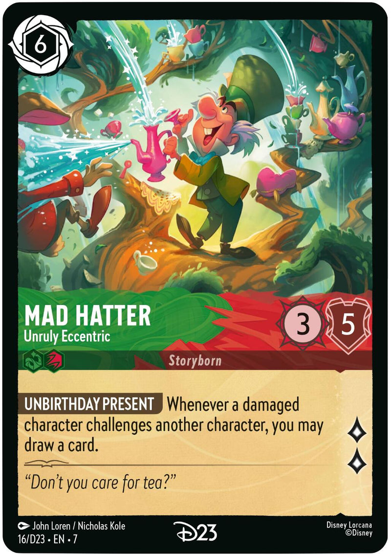 Mad Hatter - Unruly Eccentric (16) [D23 Promos] - Destination Retro