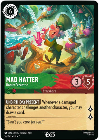Mad Hatter - Unruly Eccentric (16) [D23 Promos] - Destination Retro