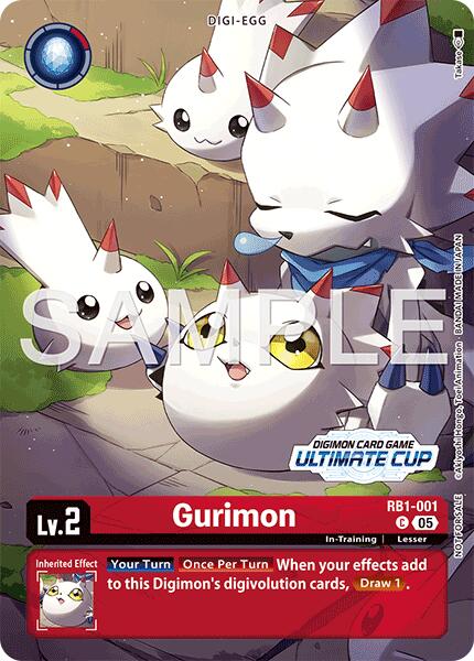 Gurimon [RB1-001] (Ultimate Cup 26-27 Season 1 Participant) [Resurgence Booster] - Destination Retro