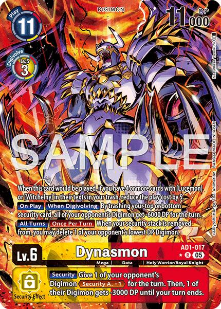 Dynasmon [AD1-017] (Alternate Art) [Advanced Booster Digimon Generation] - Destination Retro