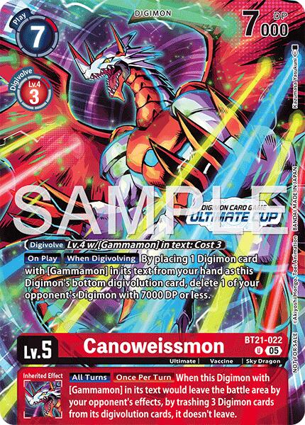 Canoweissmon [BT21-022] (Ultimate Cup 26-27 Season 1 Top 4) [World Convergence] - Destination Retro