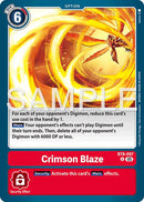 Crimson Blaze [BT8-097] [Advanced Booster Digimon Generation] - Destination Retro