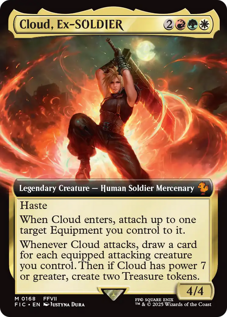 Cloud, Ex-SOLDIER (Extended Art) [FINAL FANTASY Commander] - Destination Retro