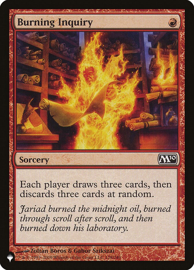 Burning Inquiry [The List] - Destination Retro