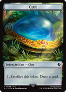 Clue // Treasure Double-Sided Token (Surge Foil) [FINAL FANTASY Commander Tokens] - Destination Retro