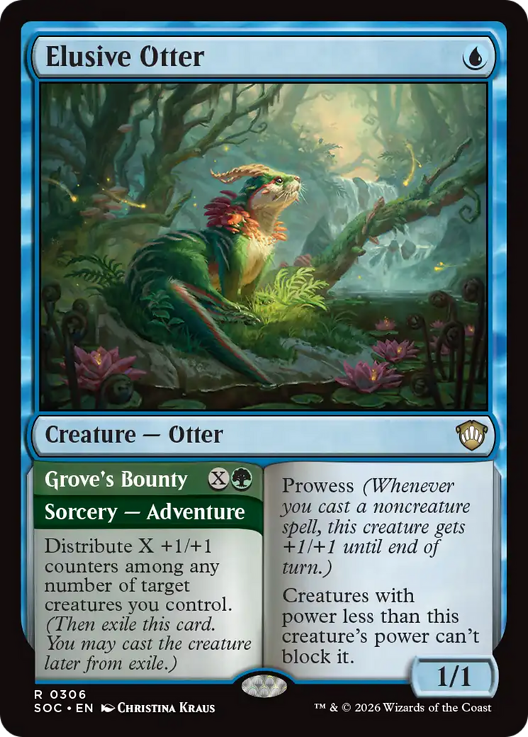 Elusive Otter [Secrets of Strixhaven Commander] - Destination Retro