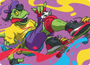 Mondo Gecko Art Card (Gold-Stamped Signature) [Teenage Mutant Ninja Turtles Art Series] - Destination Retro