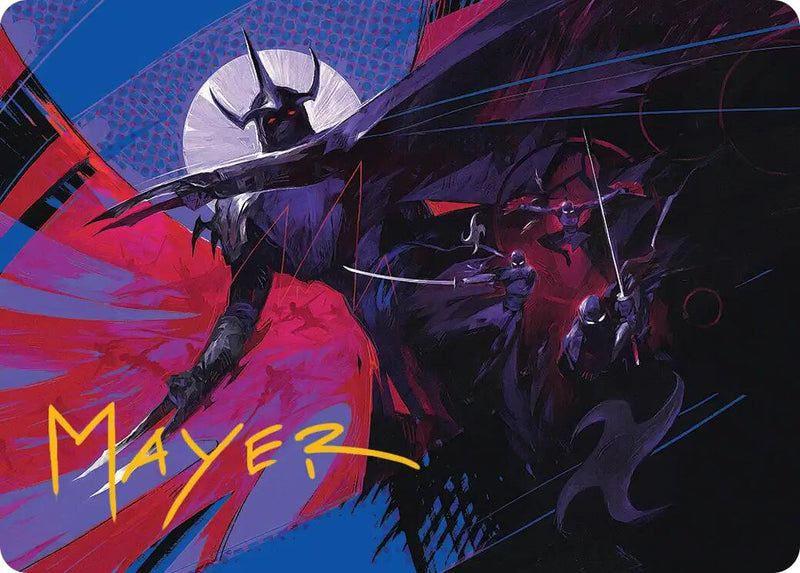 Shredder's Technique Art Card (Gold-Stamped Signature) [Teenage Mutant Ninja Turtles Art Series] - Destination Retro