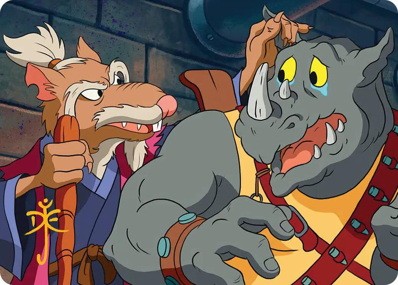 Splinter's Technique Art Card (Gold-Stamped Signature) [Teenage Mutant Ninja Turtles Art Series] - Destination Retro