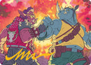 Bebop & Rocksteady Art Card (Gold-Stamped Signature) [Teenage Mutant Ninja Turtles Art Series] - Destination Retro