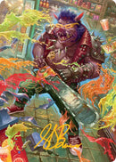 Bebop, Porcine Punk Art Card (Gold-Stamped Signature) [Teenage Mutant Ninja Turtles Art Series] - Destination Retro