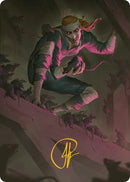 Rat King, the Chaosbringer Art Card (Gold-Stamped Signature) [Teenage Mutant Ninja Turtles Art Series] - Destination Retro