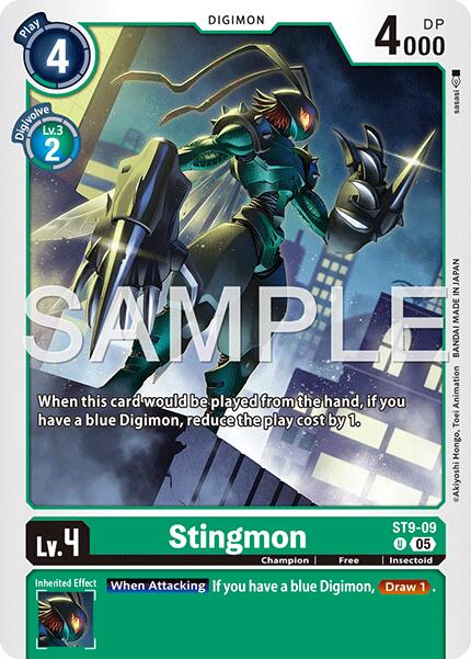 Stingmon [ST9-09] (Foil Reprint) [Advanced Booster Digimon Generation] - Destination Retro