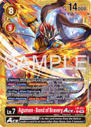 Agumon [LM-021] - Bond of Bravery ACE (Gold Border) [Advanced Booster Digimon Generation] - Destination Retro