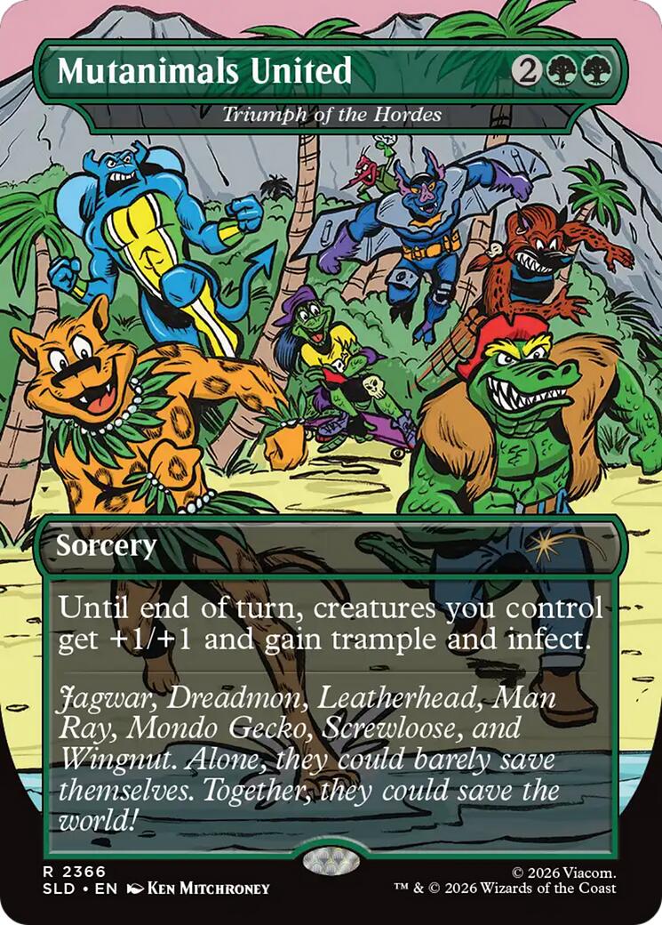 Mutanimals United - Triumph of the Hordes [Secret Lair Drop Series] - Destination Retro