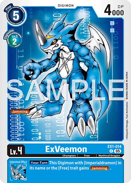 ExVeemon [EX1-014] (Foil Reprint) [Advanced Booster Digimon Generation] - Destination Retro