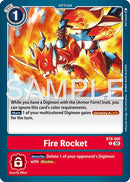 Fire Rocket [BT8-095] (Foil Reprint) [Advanced Booster Digimon Generation] - Destination Retro