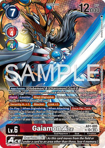 Gaiamon ACE [AD1-005] (Alternate Art) [Advanced Booster Digimon Generation] - Destination Retro