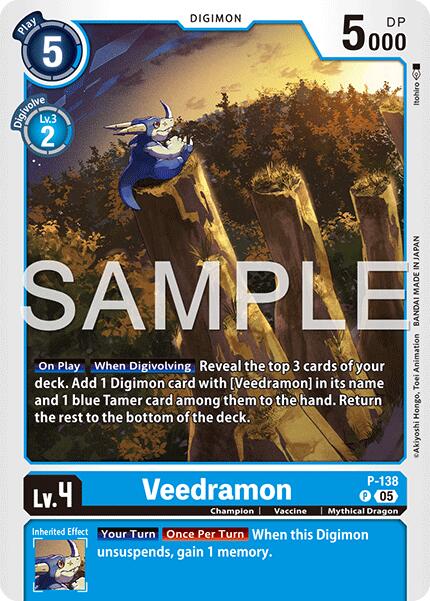 Veedramon [P-138] (Reprint) [Advanced Booster Digimon Generation] - Destination Retro