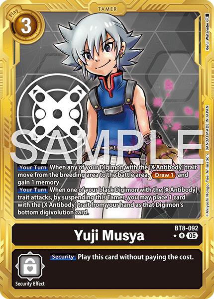 Yuji Musya [BT8-092] (Gold Border) [Advanced Booster Digimon Generation] - Destination Retro