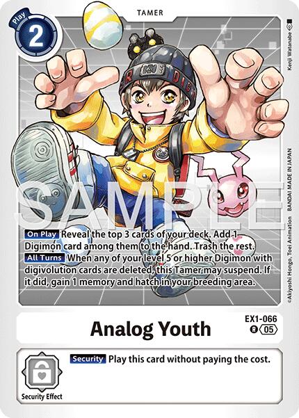 Analog Youth [EX1-066] (Reprint) [Advanced Booster Digimon Generation] - Destination Retro