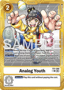 Analog Youth [EX1-066] (Gold Border) [Advanced Booster Digimon Generation] - Destination Retro
