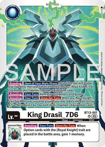 King Drasil_7D6 [BT13-007] (Reprint) [Advanced Booster Digimon Generation] - Destination Retro
