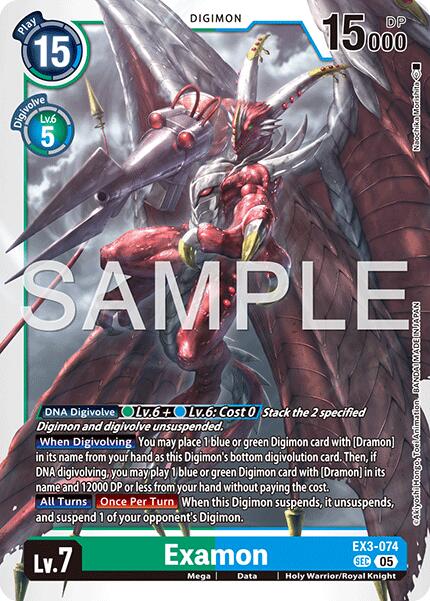 Examon [EX3-074] (Reprint) [Advanced Booster Digimon Generation] - Destination Retro