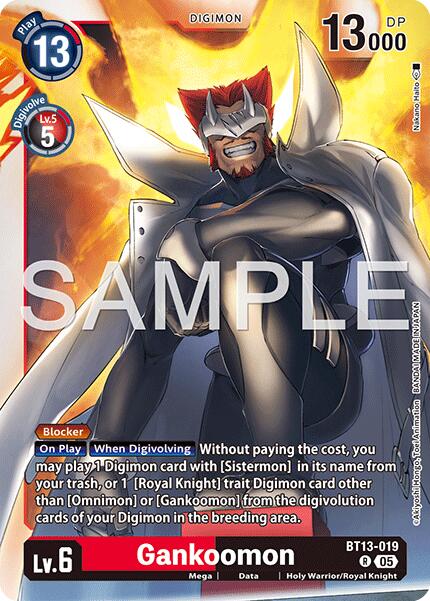 Gankoomon [BT13-019] (Reprint) [Advanced Booster Digimon Generation] - Destination Retro
