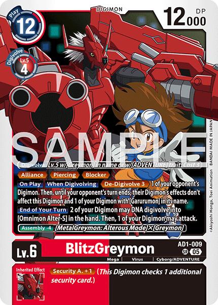 BlitzGreymon [AD1-009] [Advanced Booster Digimon Generation] - Destination Retro