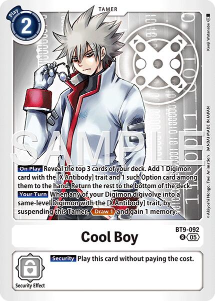 Cool Boy [BT9-092] (Reprint) [Advanced Booster Digimon Generation] - Destination Retro