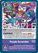 Purple Scramble [LM-032] (Reprint) [Advanced Booster Digimon Generation] - Destination Retro