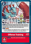 Offense Training [P-103] (Reprint) [Advanced Booster Digimon Generation] - Destination Retro
