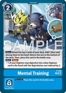 Mental Training [P-104] (Reprint) [Advanced Booster Digimon Generation] - Destination Retro