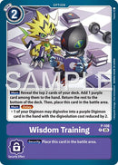 Wisdom Training [P-108] (Reprint) [Advanced Booster Digimon Generation] - Destination Retro