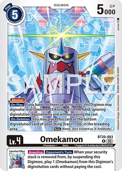Omekamon [BT20-083] (Reprint) [Advanced Booster Digimon Generation] - Destination Retro