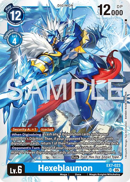 Hexeblaumon [EX7-023] (Reprint) [Advanced Booster Digimon Generation] - Destination Retro