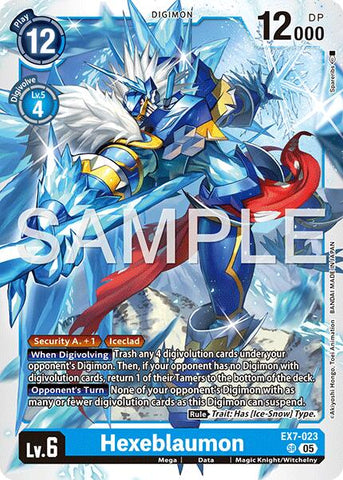 Hexeblaumon [EX7-023] (Reprint) [Advanced Booster Digimon Generation] - Destination Retro