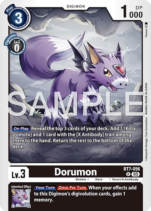 Dorumon [BT7-056] (Reprint) [Advanced Booster Digimon Generation] - Destination Retro