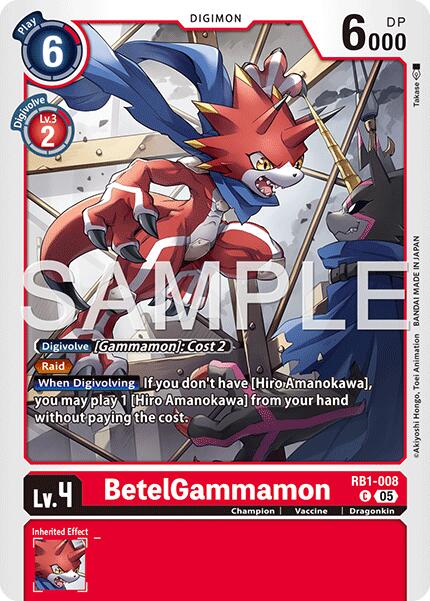 BetelGammamon [RB1-008] (Reprint) [Advanced Booster Digimon Generation] - Destination Retro