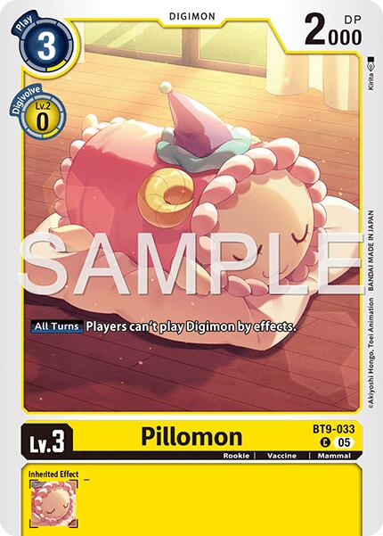 Pillomon [BT9-033] (Reprint) [Advanced Booster Digimon Generation] - Destination Retro