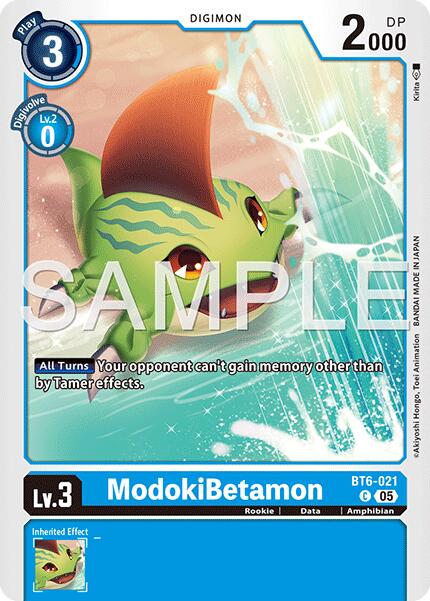 ModokiBetamon [BT6-021] (Reprint) [Advanced Booster Digimon Generation] - Destination Retro