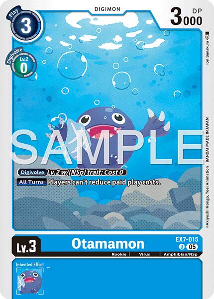 Otamamon [EX7-015] (Reprint) [Advanced Booster Digimon Generation] - Destination Retro